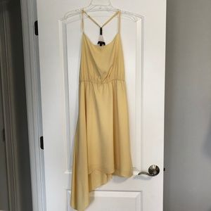 BCBG PARIS SILKY YELLOW DRESS